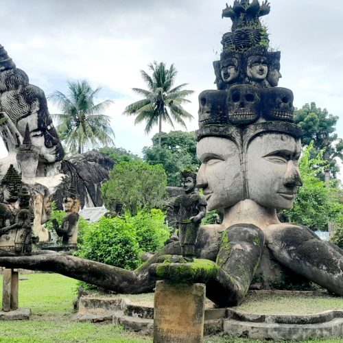 Lao Arts Museum & Buddha Park Tour